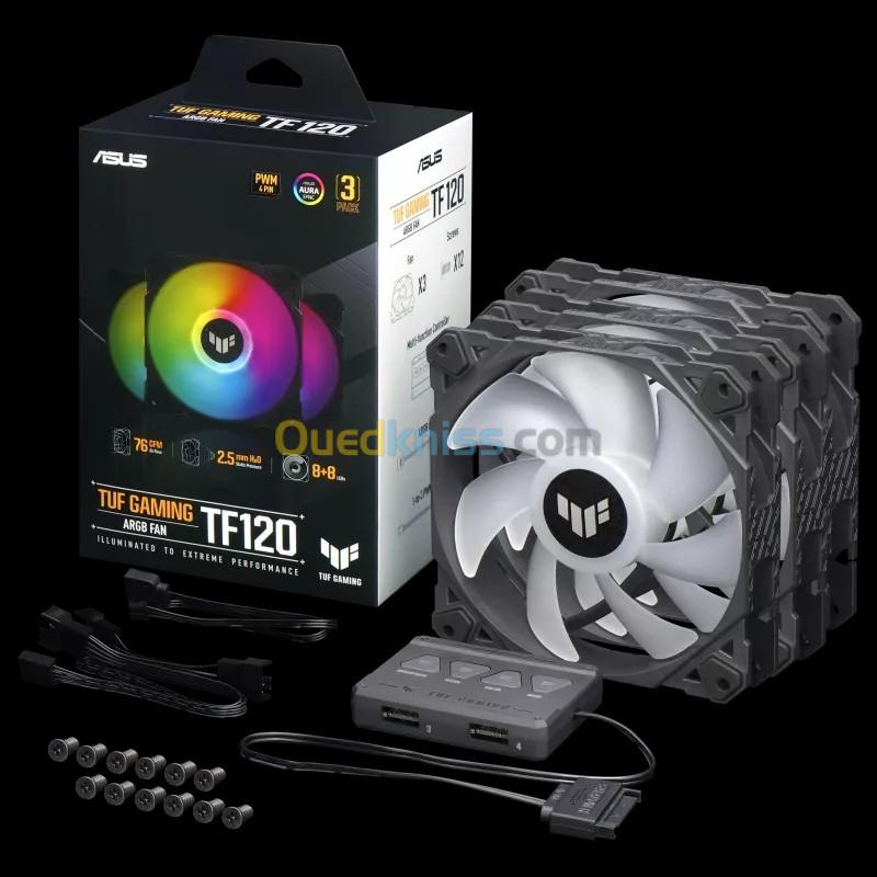 ASUS TUF Gaming TF120 ARGB Fan - Triple Fan Kit with ARGB