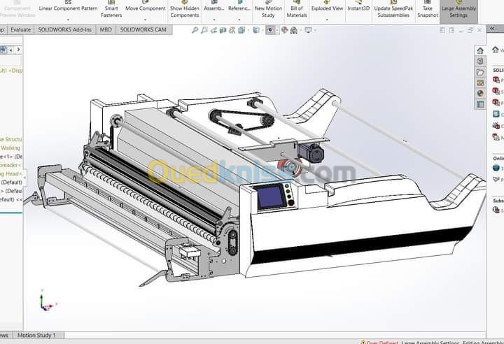 Fabrication machine industrielle textile 