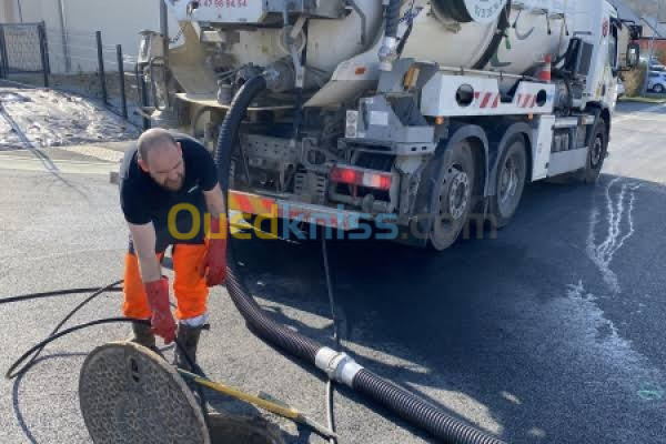 Camion Débouchage canalisation vidange 