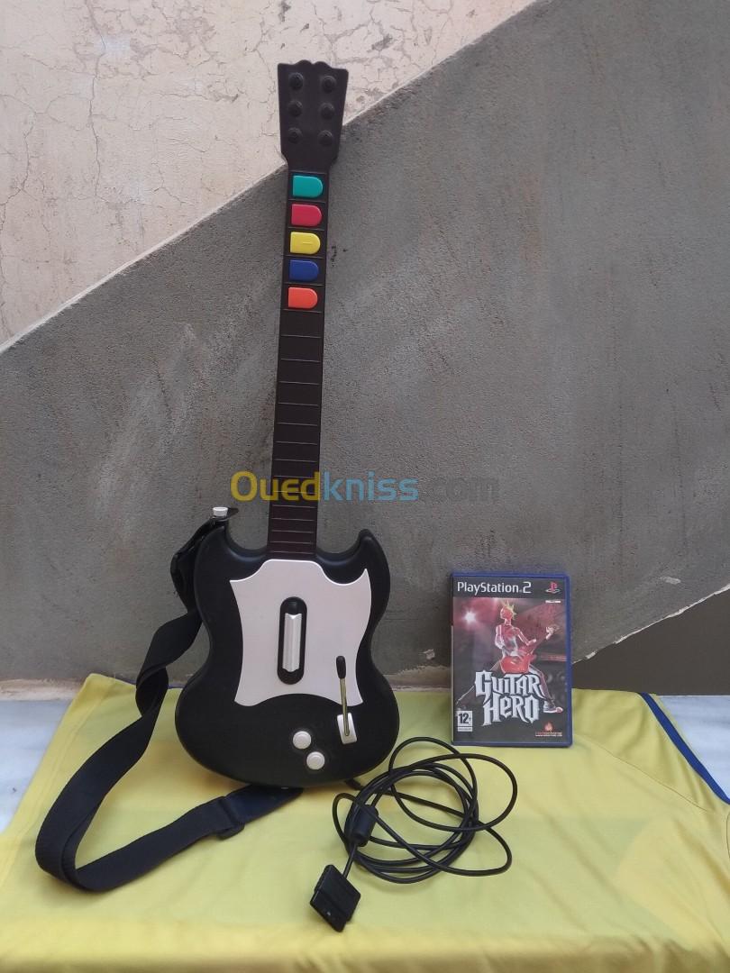 Guitar PS2 + Cd original Guitar hero *CABA*