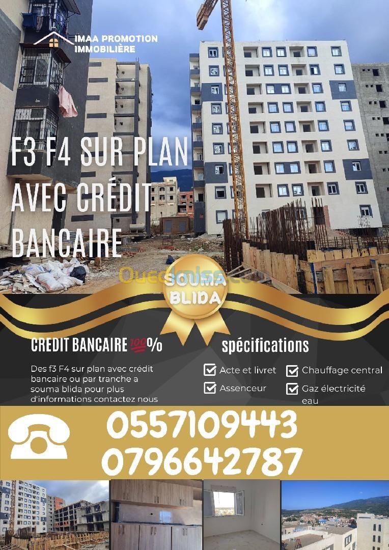 Vente Appartement F3 Blida Soumaa