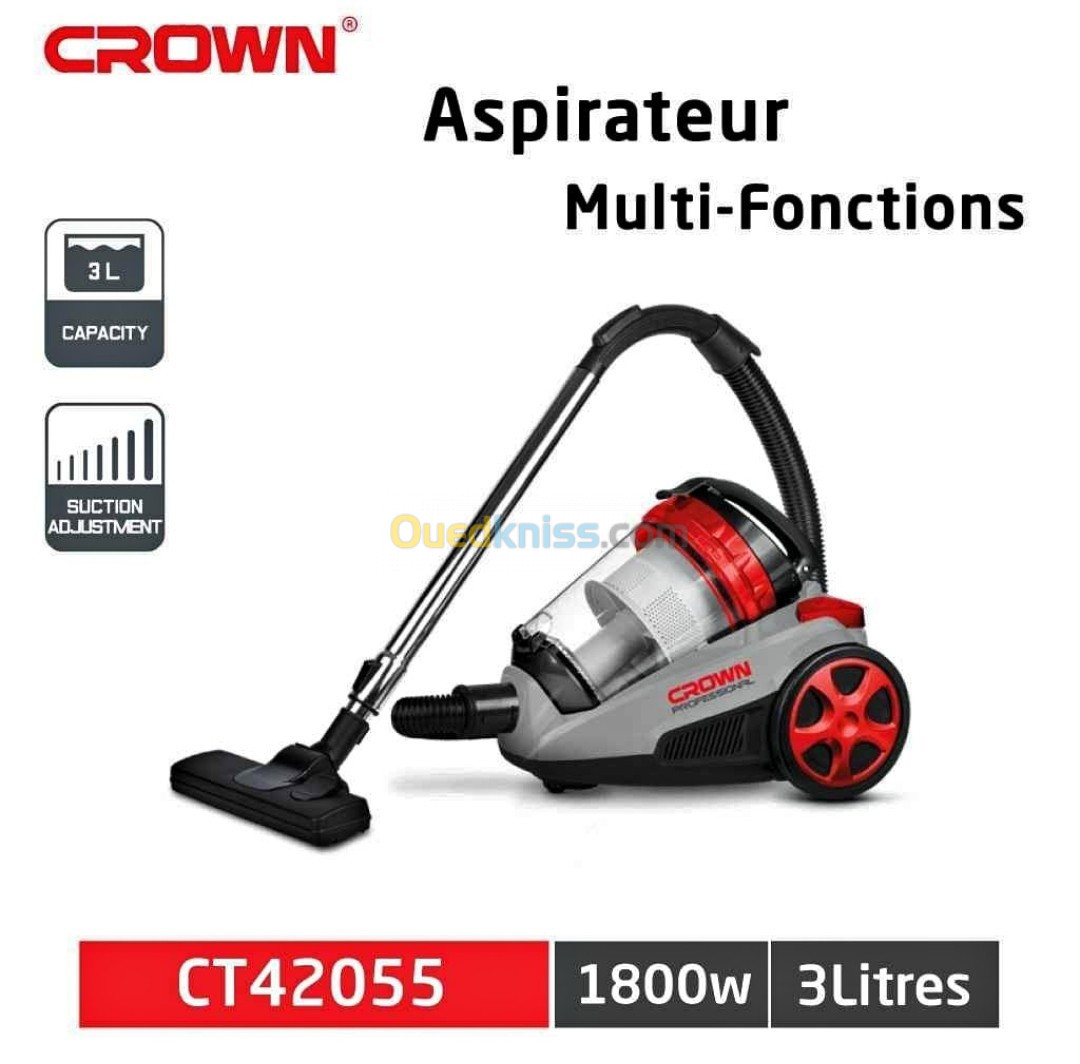 Aspirateur CROWN 1800W original 