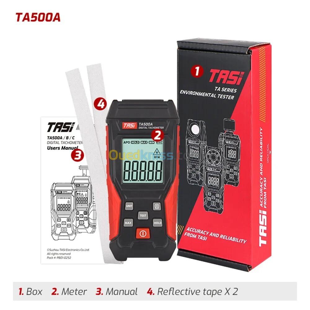 Tachymetre laser sans contact Tasi Ta500a