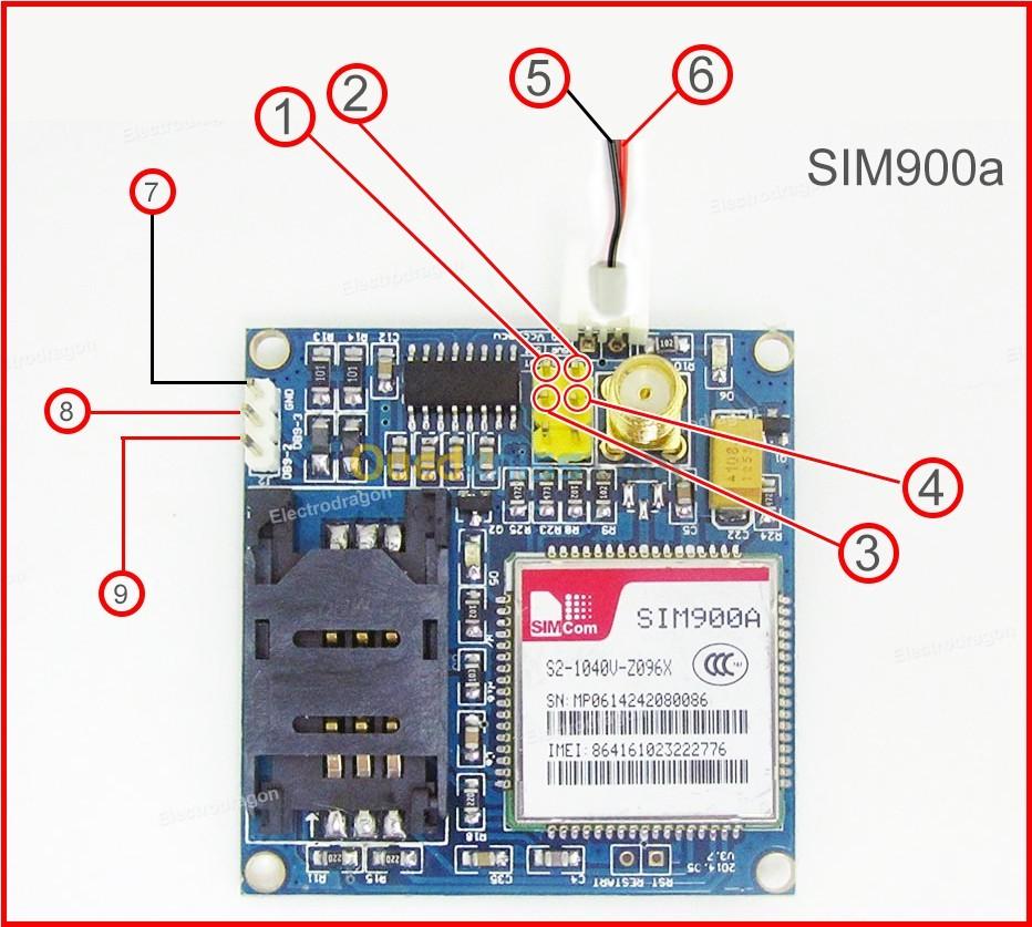 Module GSM/GPRS SIM900A