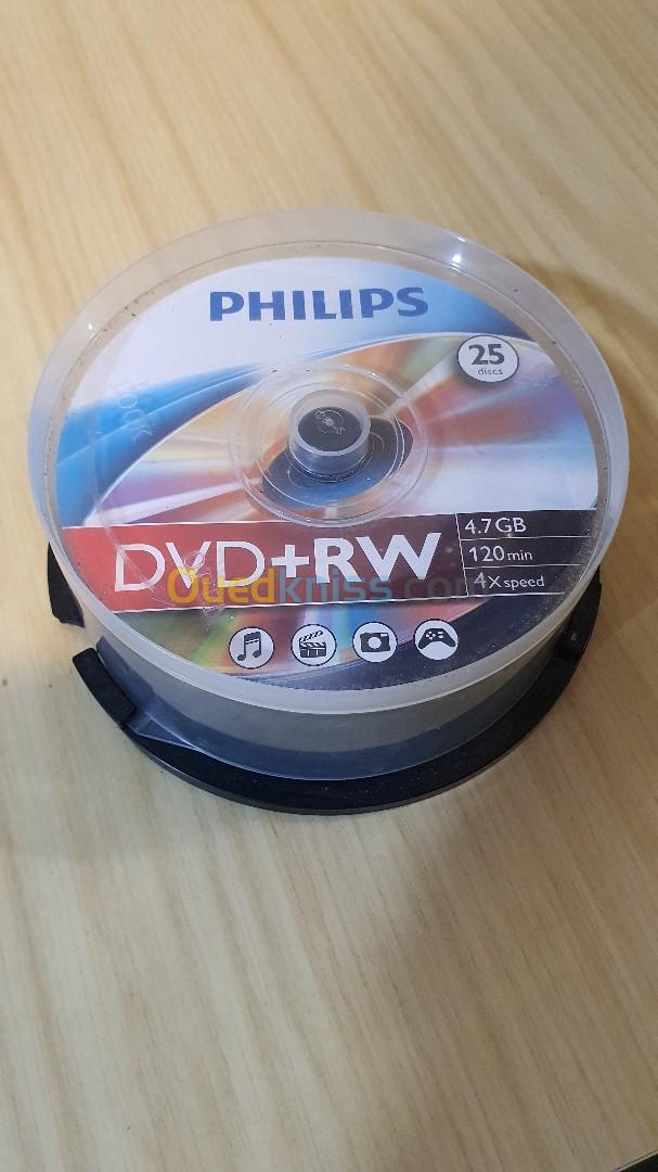 DVD-RW Philips Bt de 25 disq 