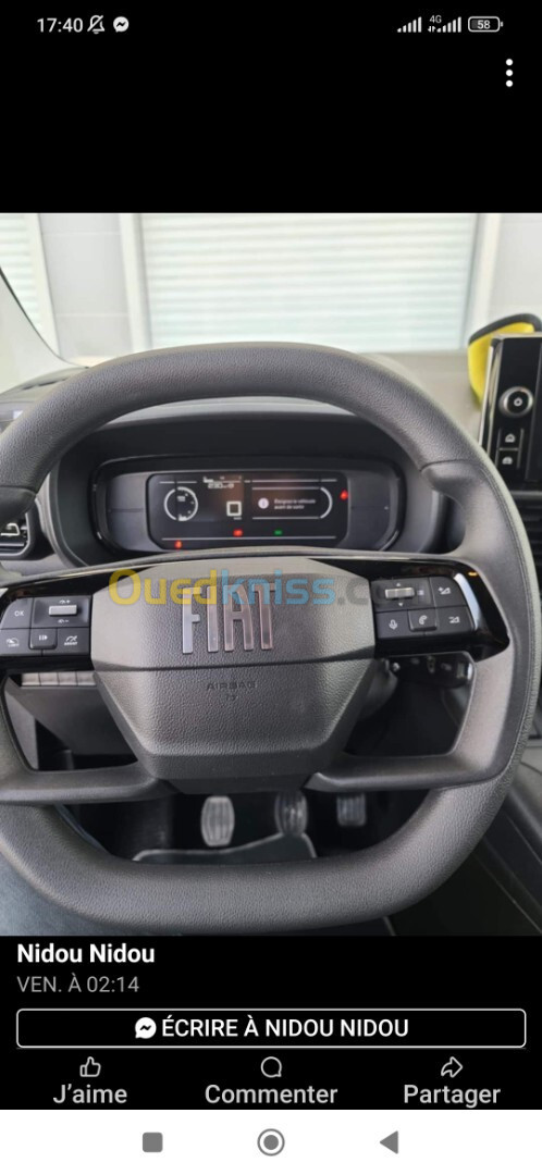 Fiat New Doblo mbi 2024 Résille