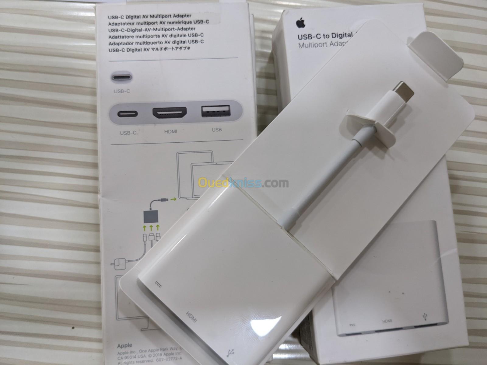 Apple - Câble USB C Adaptateur multiport AV numérique USB-C - Alger Algérie