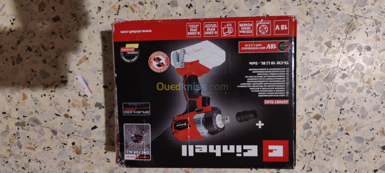 Einhell Visseuses à percussion sans fil TE-CW 18Li Brushless Solo