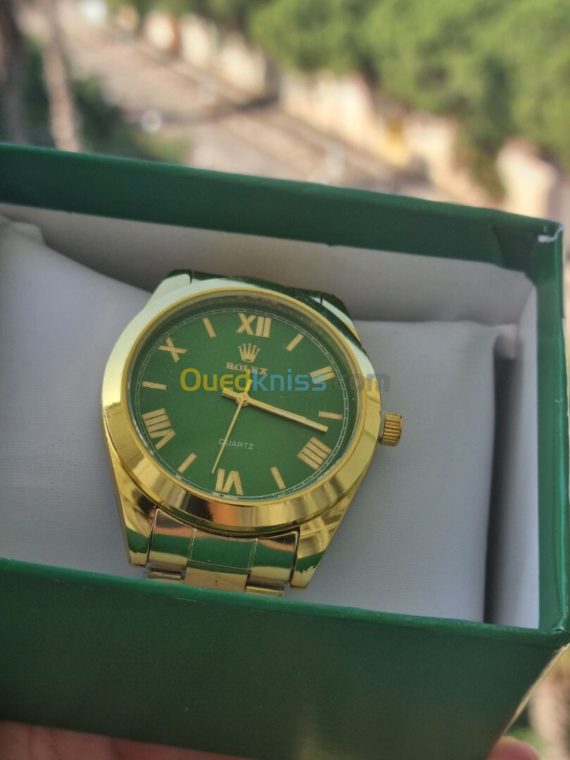 Montre rolex vert 