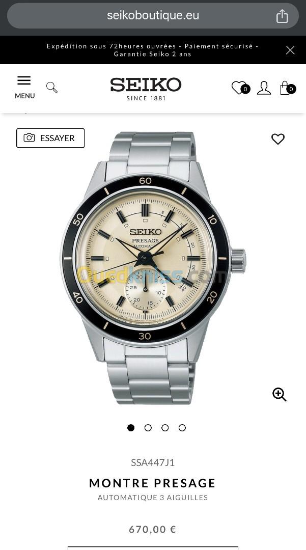 Montre homme seiko  