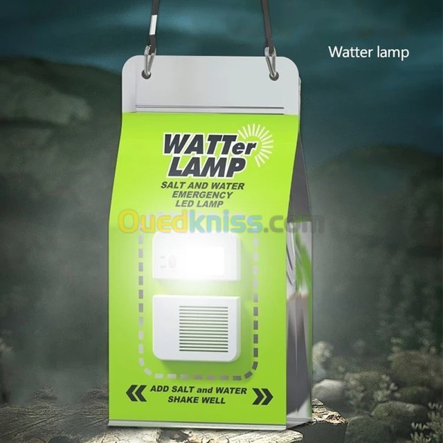 Water lamp LED مصباح بالماء و الملح و نتا نورت الدنيا 