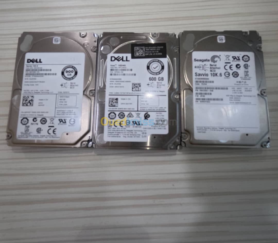 3 disque dur serveur sas DELL/SEAGATE 