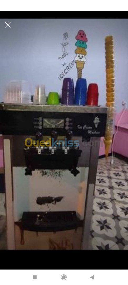 Machine ice cream 