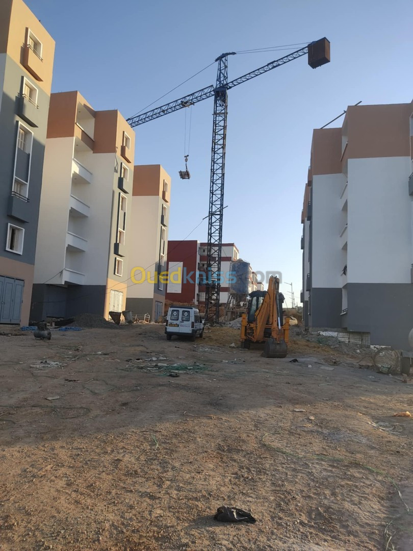 Vente mini centrale à béton et une grue à tour 