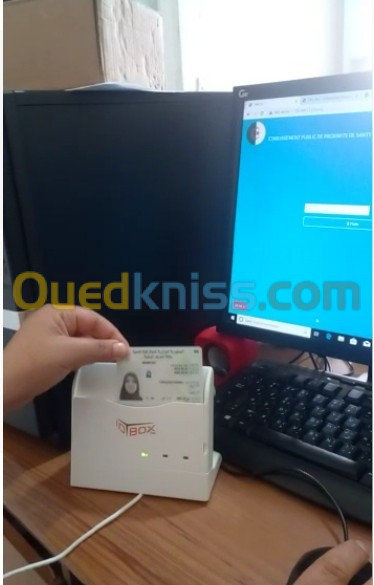 Lecteur de carte nationale ID BOX 121 pour Hôpital  compatible avec DEM idboxe