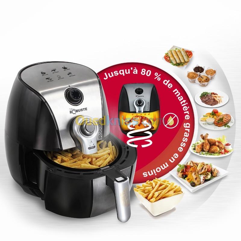 Robuste Friteuse Électrique Sans Huile - Air Fryer - 3.2 Litres - 1500 Watts - مقلاة هوائية 