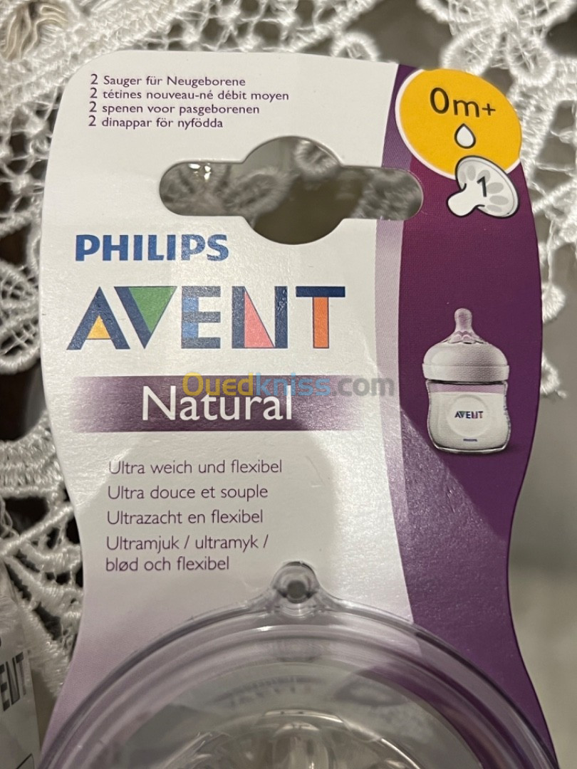 Tétines Philips Avent 0+m numéro 1