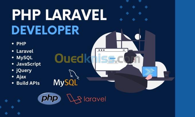 Développeur Freelance chevronné en Laravel, Vue . js, PHP, Java et ASP .NET C