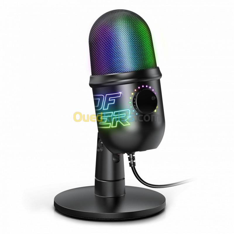 Microphone USB à Directivité Cardioïde - Rétroéclairage RGB - EKO400 Spirit Of Gamer