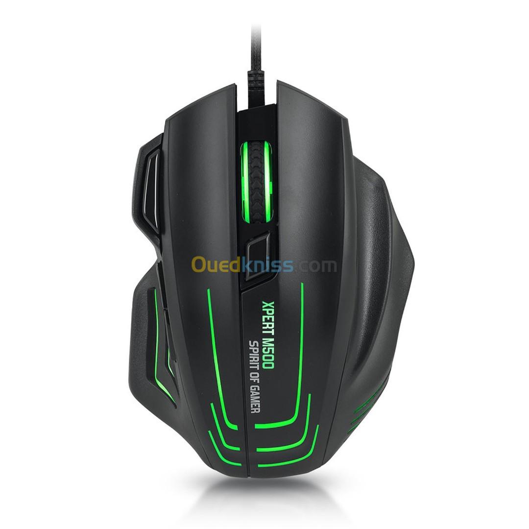 Souris Gaming Usb Capteur Optique 8000 Dpi - 7 Boutons Programmable Xpert-M500 Spirit Of Gamer