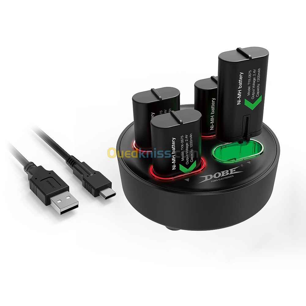 Station de charge pack de 4 Batterie de Manette X-Series X/S & X-One X/S TYX-0645S DOBE