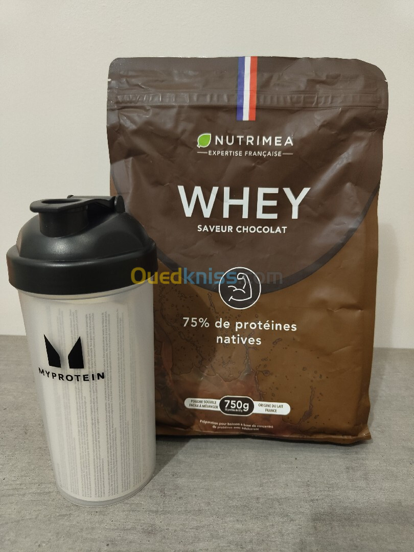 Whey protein + shaker 