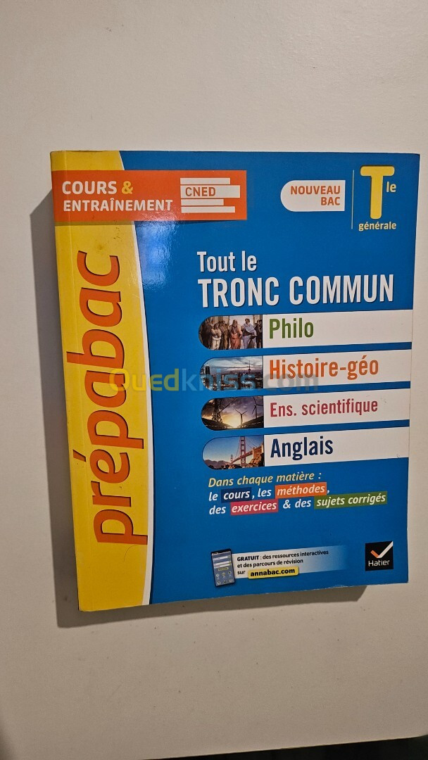 Hatier Prépabac Tle terminal tout le tronc commun