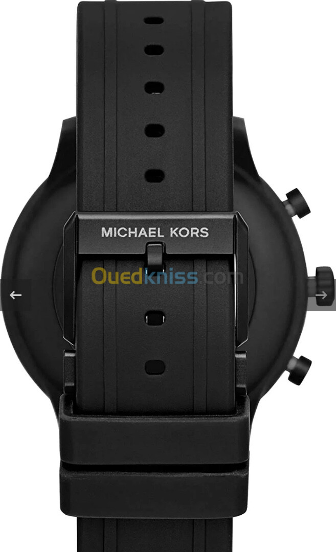 Michael Kors Michael Kors Access MKGO Smartwatch 43mm Aluminium - Noir Avec Bande Noire