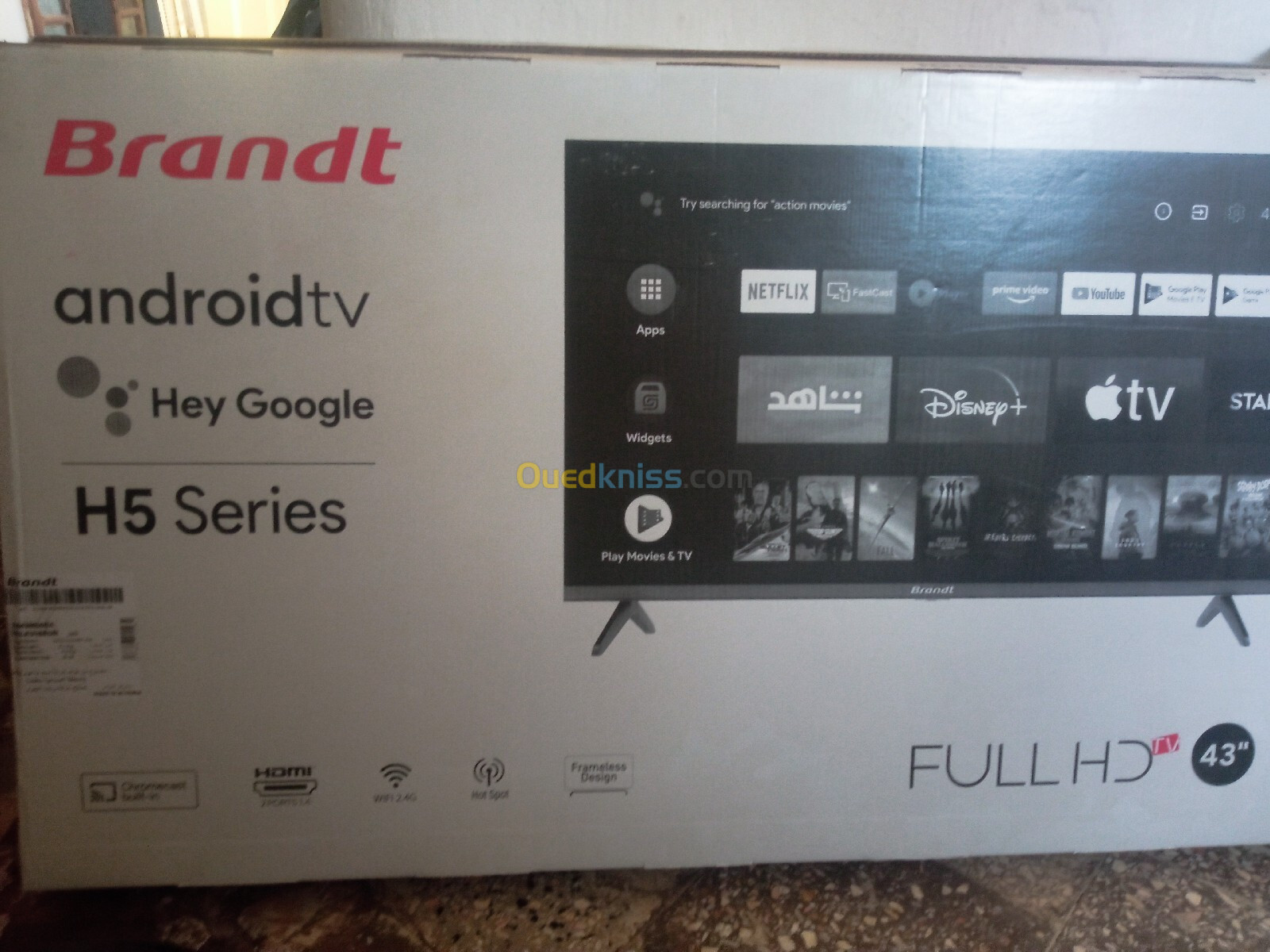 Brandt H5 series Android tv 