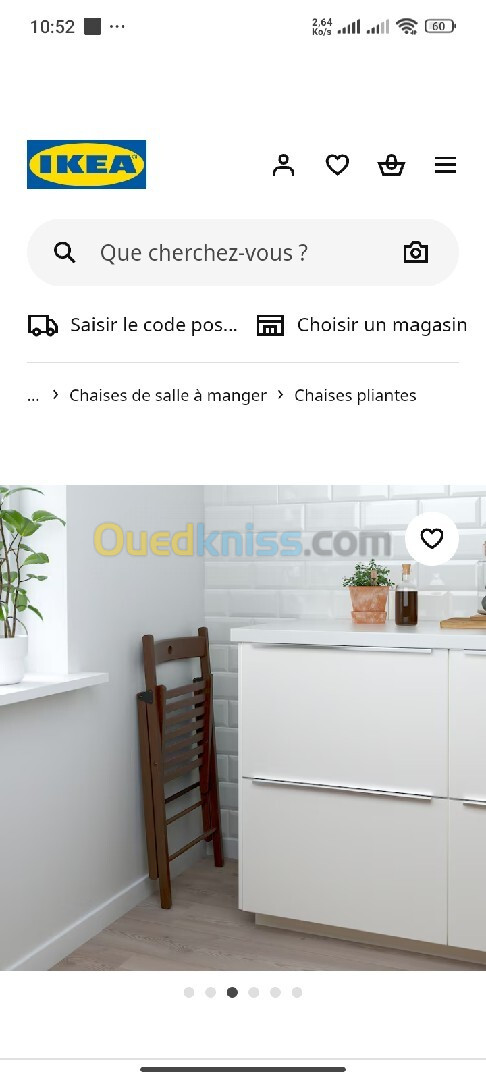 Chaise Pliante En Bois Massif Ikea