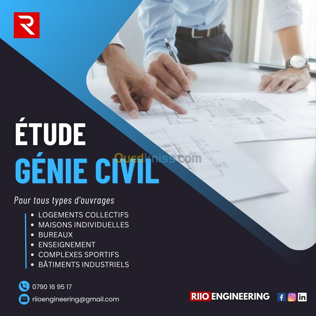 ÉTUDE GÉNIE CIVIL (Agréé par l'état)