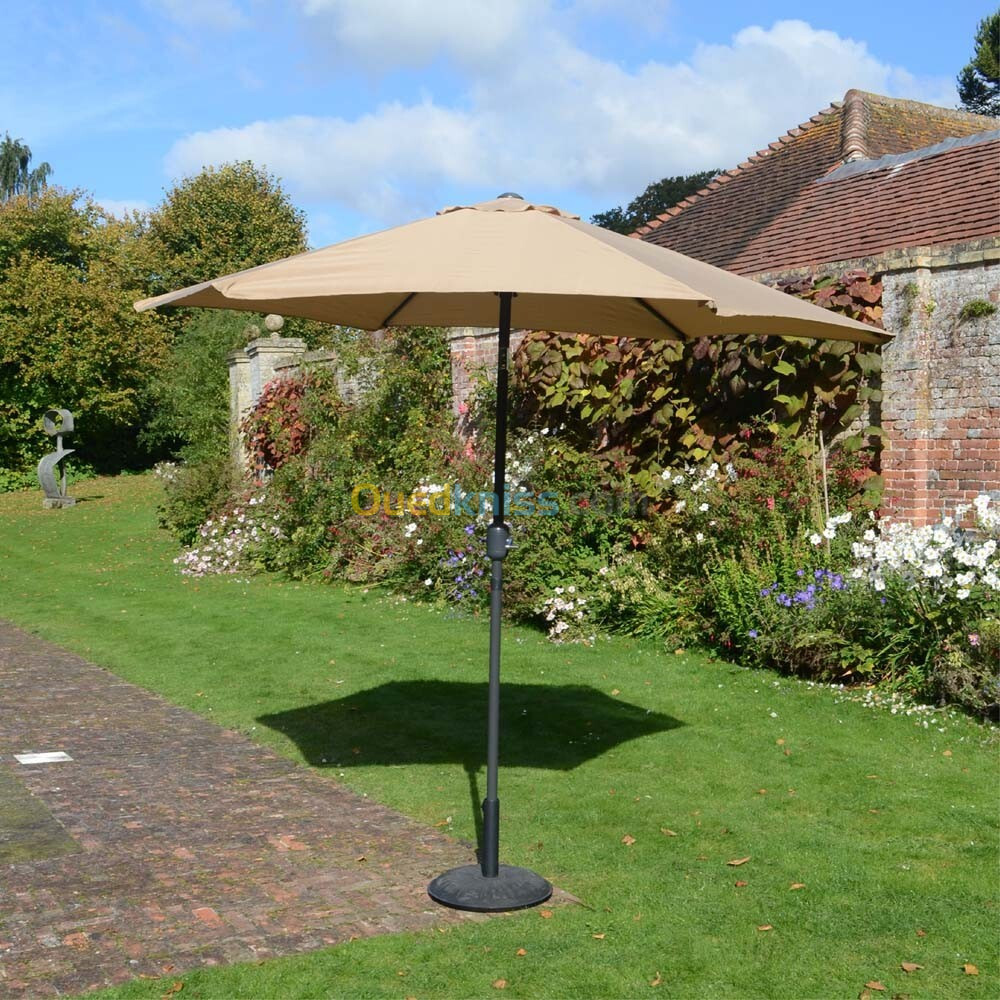 Parasol central 2.7m en Aluminium 