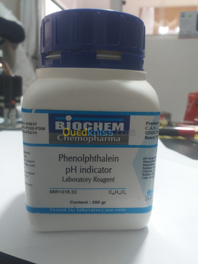 phenolphthalein indicateur de ph