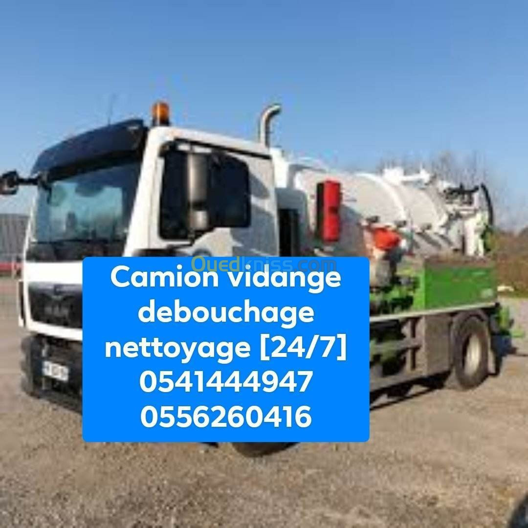 Camion vidange débouchage canalisations (7/7)