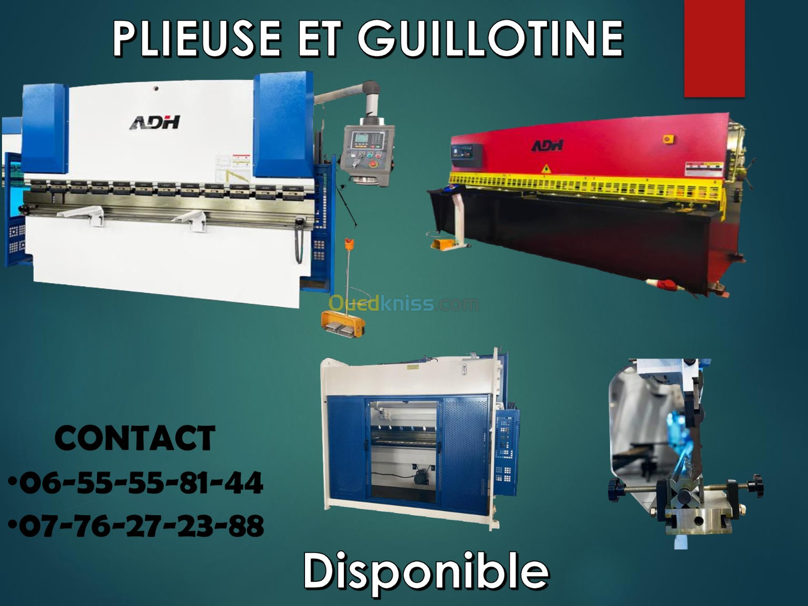 PRESSE PLIEUSE ET CISAILLE GUILLOTINE DE TOLE /1/