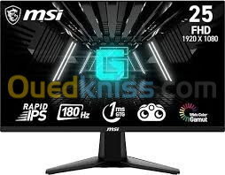 ECRAN MSI G255F 25 POUCES / 180HZ/FAST IPS /1MS