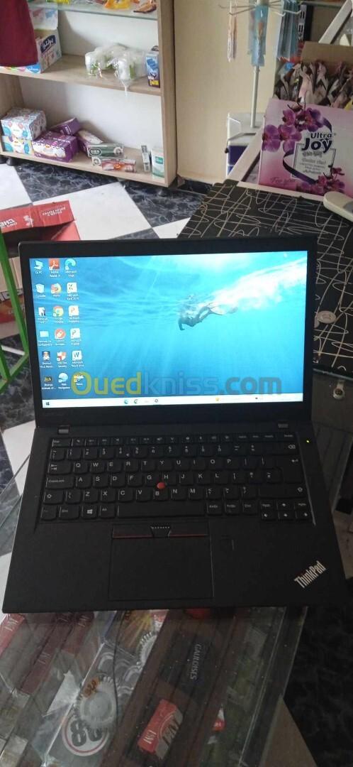 Pc Portable Thinkpad Lenovo T470S, I5-6eme Generation, 14 Pouce, 8G Ram, 256G Ssd, Livraisons Oui.