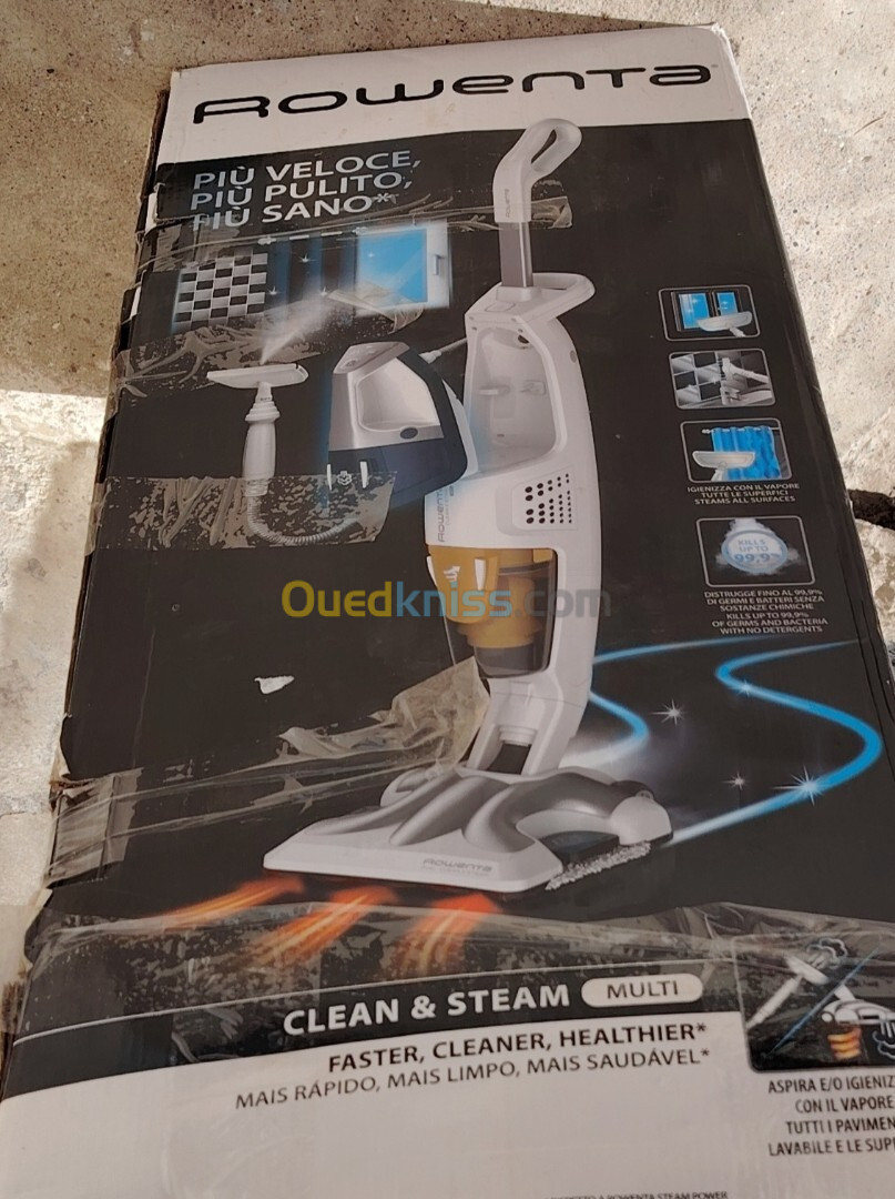 Aspirateur à vapeurET lave vitre 3EN1 ROWENTA CLEAN & STEAM MULTI 