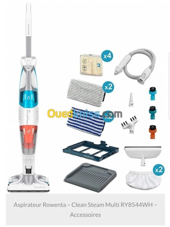 Aspirateur à vapeurET lave vitre 3EN1 ROWENTA CLEAN & STEAM MULTI 