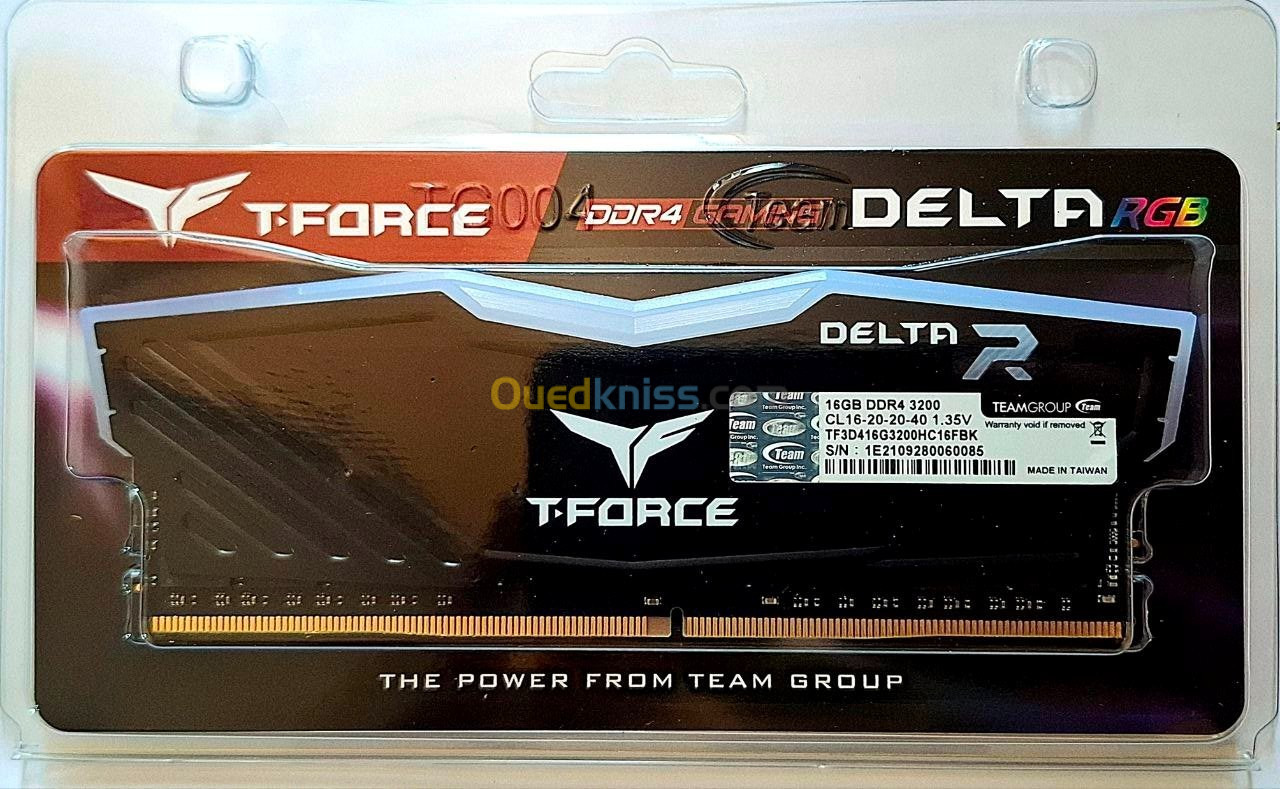 TEAMGROUP T-Force Delta RGB DDR4 3200MHZ CL16 16GB