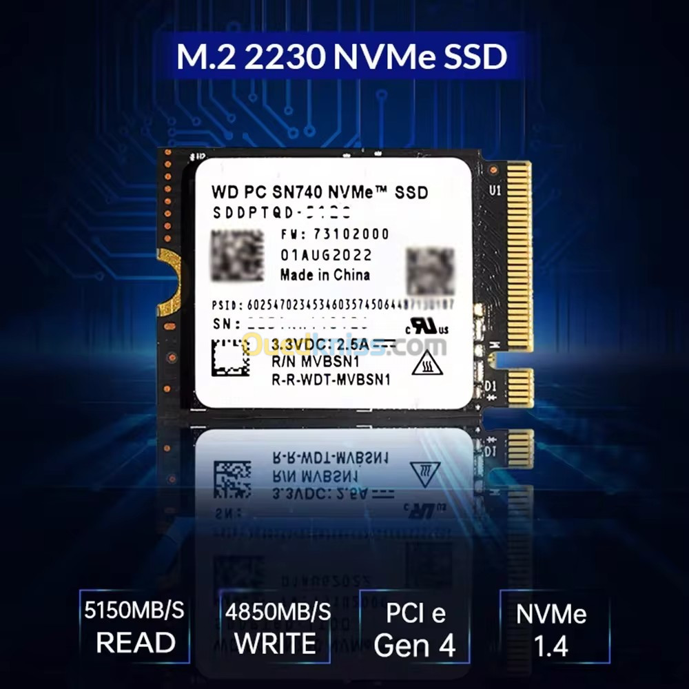 SSD Western Digital SN740 M.2 NVME GEN4 1TB