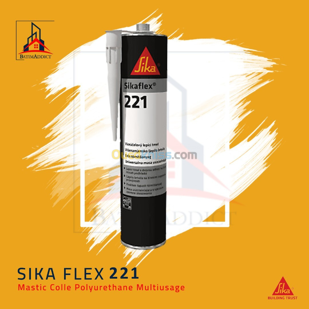 Sikaflex-221  Mastic colle polyuréthane pour vitrages et les pare-brise -  الجزائر الجزائر