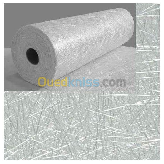 Fibre mat de verre 300G Compatible avec les résines polyester Rouleau 40KG  - Alger Algérie
