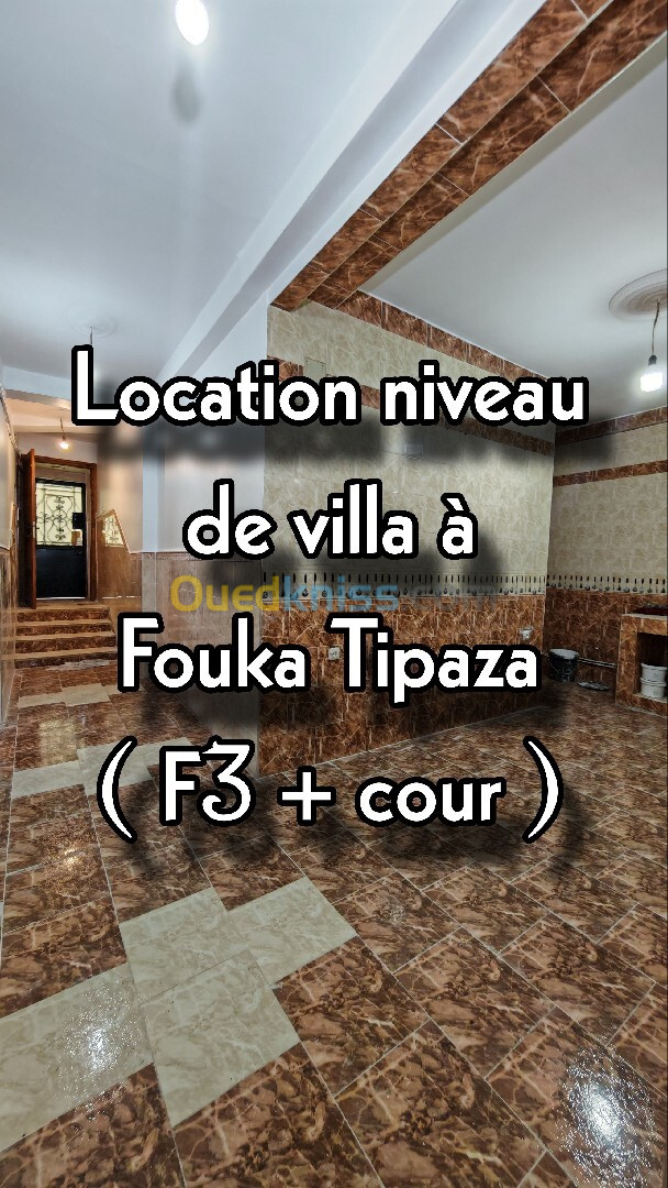 Location Niveau De Villa F3 Tipaza Fouka