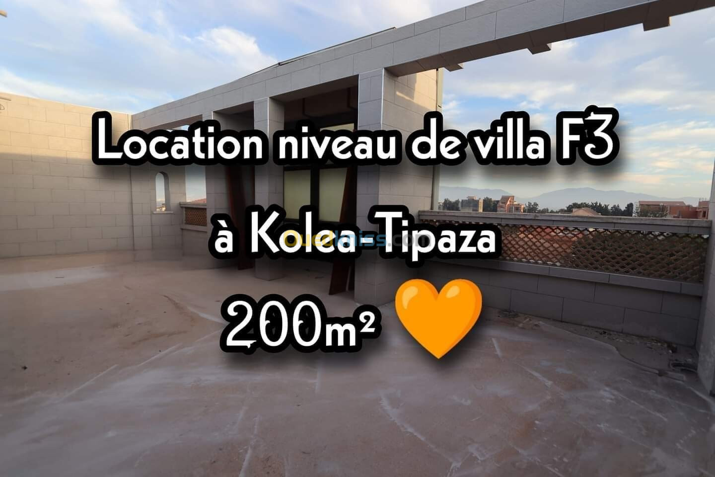 Location Niveau De Villa F3 Tipaza Kolea