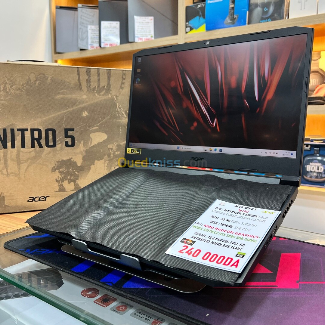 ACER NITRO 5 I7 11800H NVIDIA RTX 3080 32GB RAM 1TB SSD 