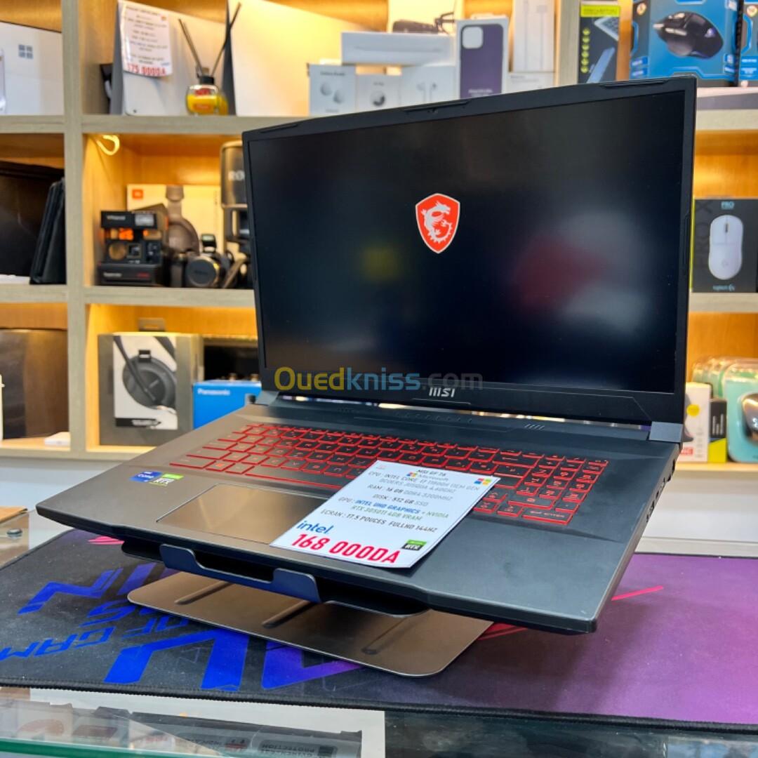 MSI GF76 I7 11800H NVIDIA RTX 3050TI 16GB RAM 512GB SSD ECRAN 17 144HZ