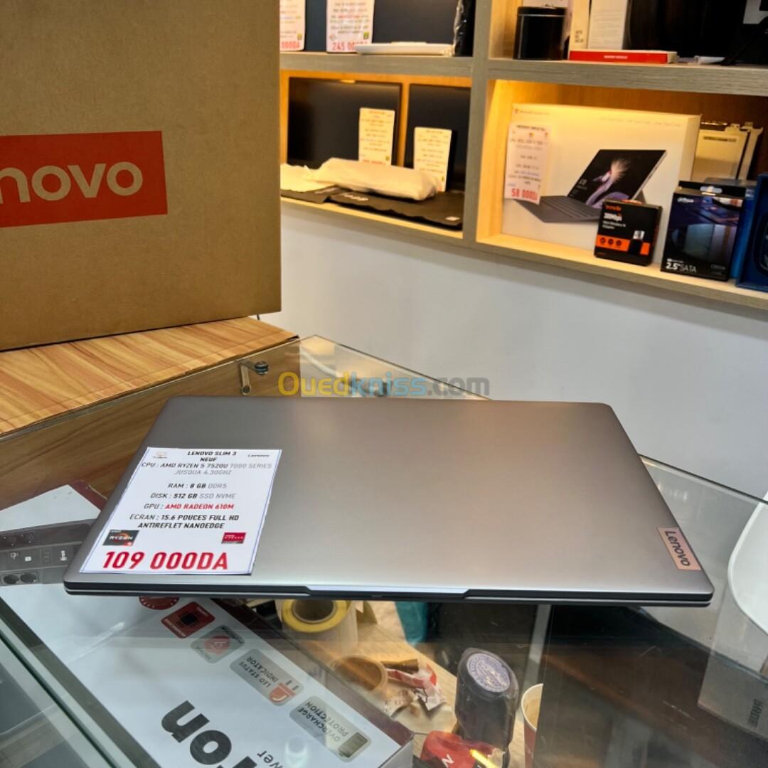 LENOVO IDEAPAD SLIM 3  AMD RYZEN 5 7520 8GB RAM 512GB SSD 