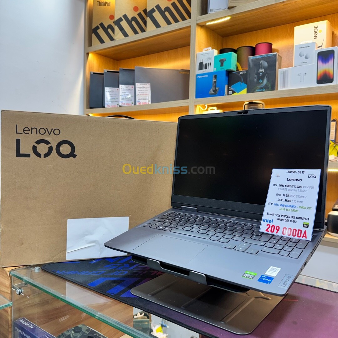 LENOVO LOQ 15  I5 13420H NVIDIA RTX 4050 16GB RAM 512GB SSD 