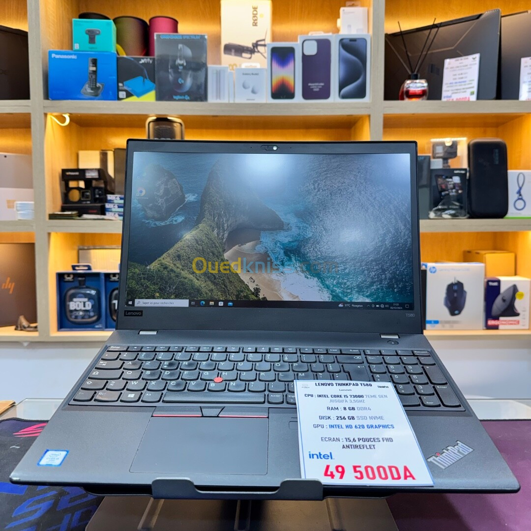 LENOVO THINKPAD T580 I5 7TH GEN 8GB RAM 256GB SSD ECRAN 15 POUCES 